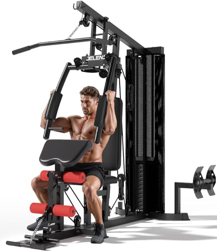 Home Gym, Multifunctional H11 Home Gym Equipment, Workout Station with 150LBS Weight Stack