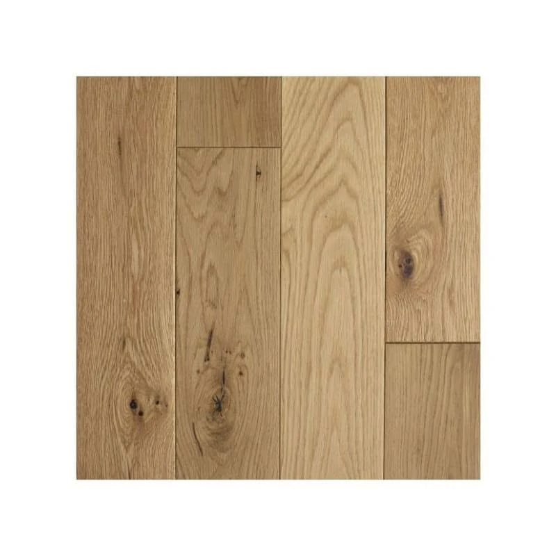 Mullican 235-Ws-Wo-4-L Wexford Solid 4 inch Wide Wire Brushed Solid White Oak Hardwood, Beige