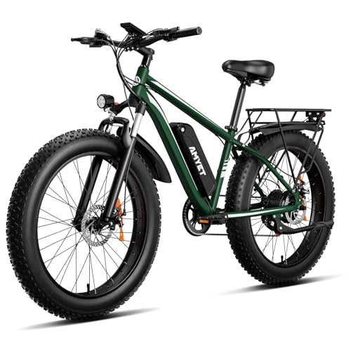 EB26 Electric Bike for Adults Peak 1500W Electric Bicycle 48V 15AH (720WH) Battery Electric Bike 26" Fat Tire Mountain 28mph 7 Speed Gears Ebike