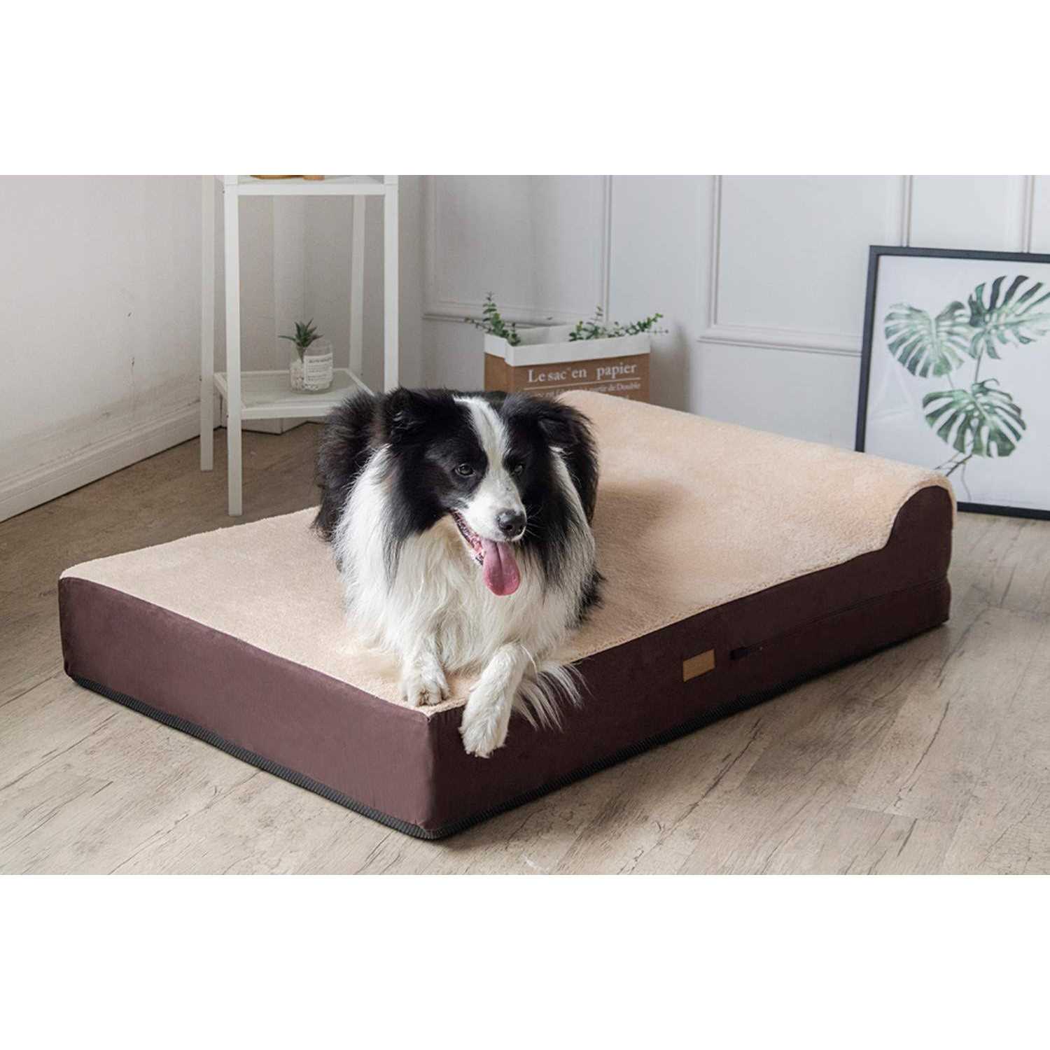 Kopeks Dog Bed with Pillow Orthopedic Memory Foam - Pet Supplies online store