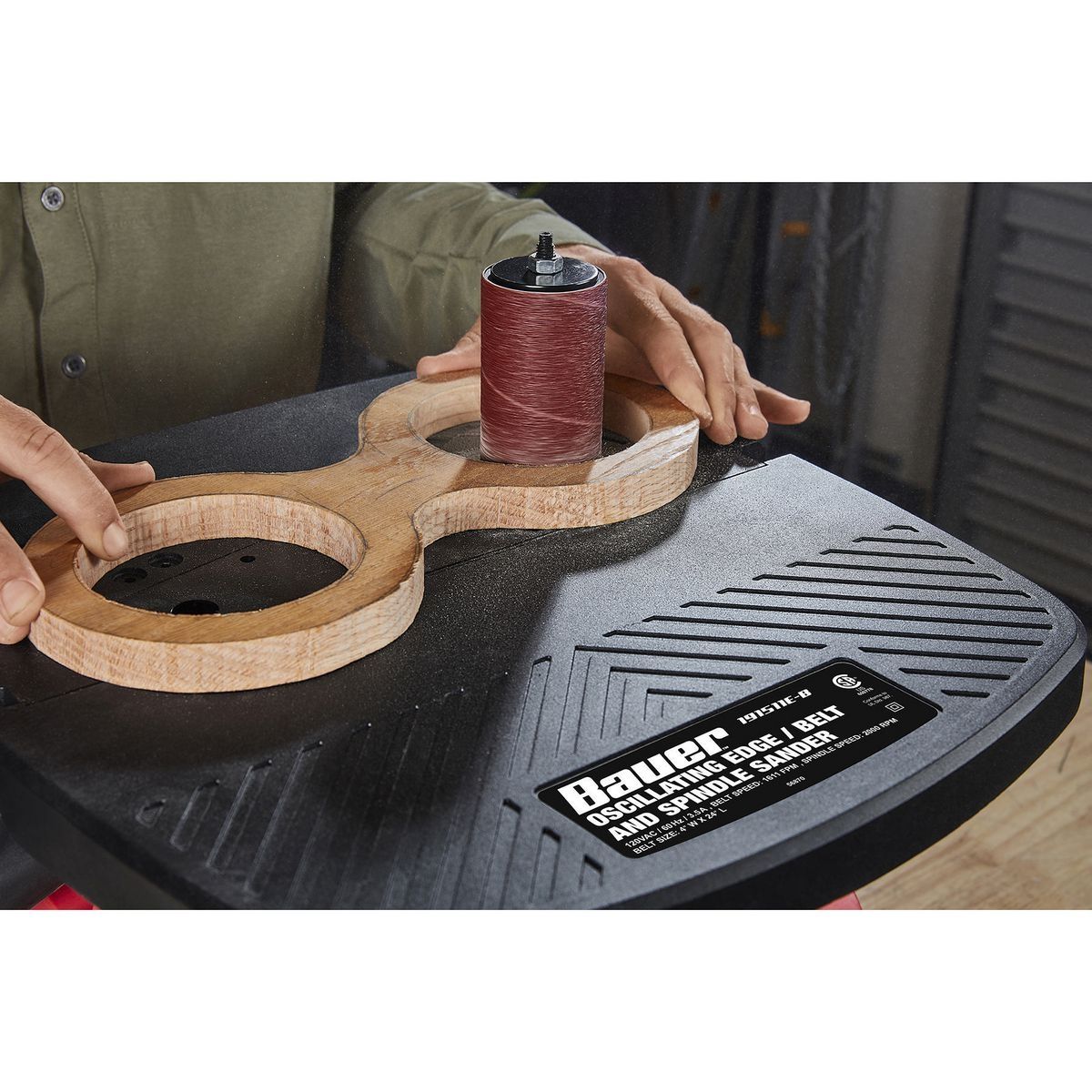 BAUER Oscillating Edge Belt and Spindle Sander