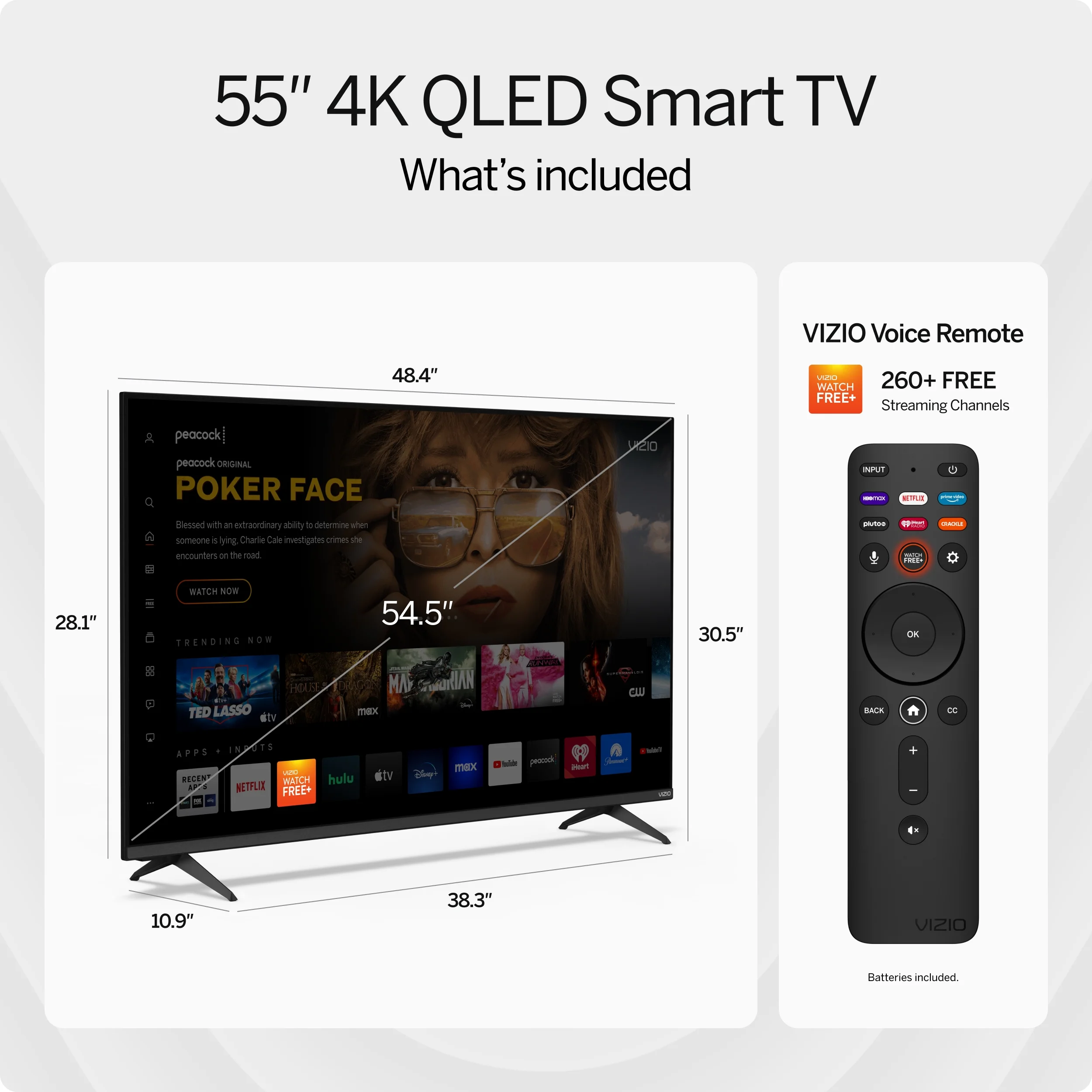 VIZIO 43 Class MQ6 Series 4K QLED HDR Smart TV M43Q6M-K04
