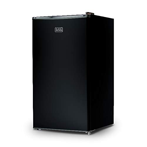 BLACK+DECKER BCRK25W Compact Refrigerator Energy Star Single Door Mini Fridge
