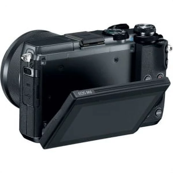 Canon EOS M6 - Digital camera - mirrorless - 24.2 MP - APS-C - 1080p / 60 fps - 3x optical zoom EF-M 15-45mm IS lens - Wireless LAN, NFC, Bluetooth