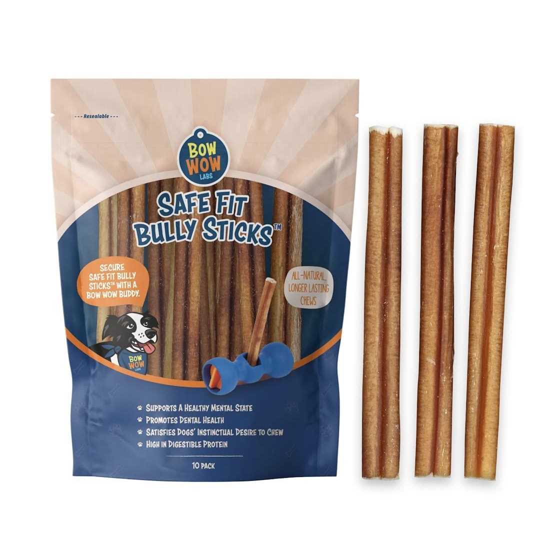 Bow Wow Labs Safe Fit Bully Sticks - Pet Supplies online store