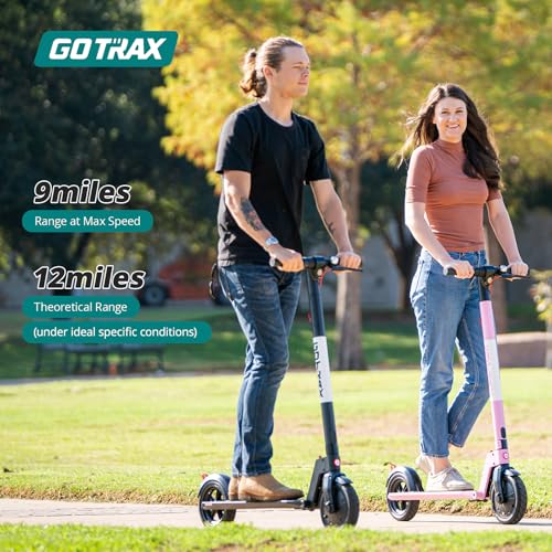 Gotrax GXL V2 Electric Scooter, 8.5" Solid Tire, Max 9 Mile and 15.5Mph Speed Power by 250W Motor, Lightweight 25.95lb