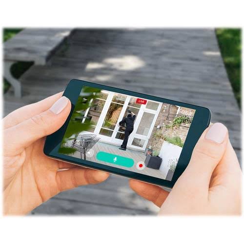 TP-Link - Kasa Outdoor 1080p Wi-Fi Wireless Network Surveillance Camera - White