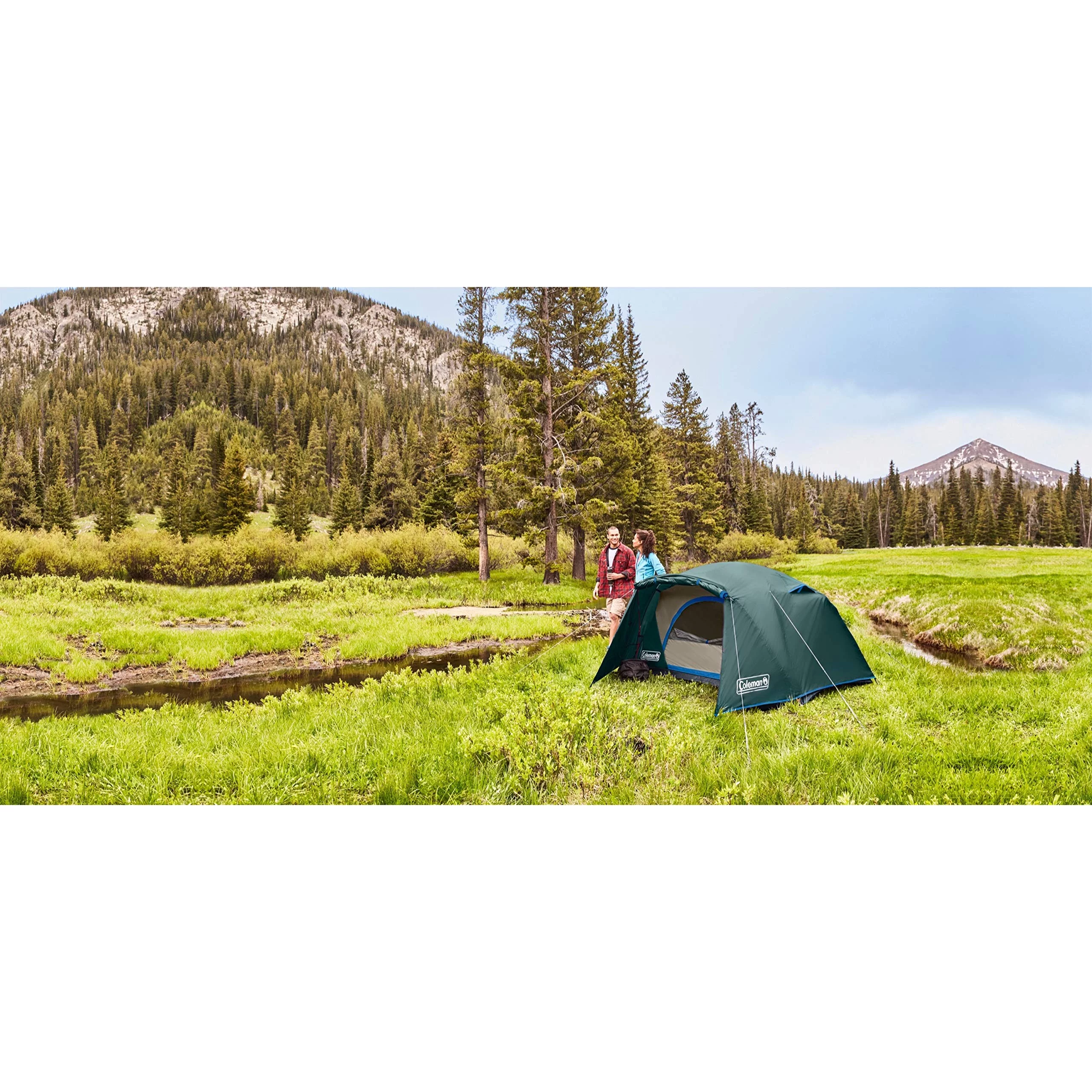 Coleman Camping Tent | Skydome Tent with Full Fly Vestibule