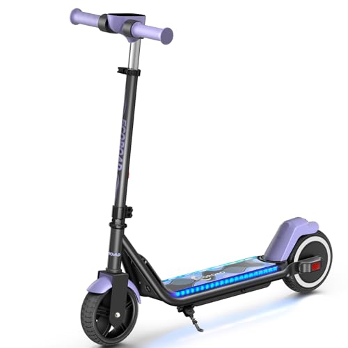 EK6 Kids Electric Scooter for 6-10, 3/6/10mph Speeds for Ultimate Comfort, Adjustable Height Electric Scooter, 150W & Dual Brake Safety