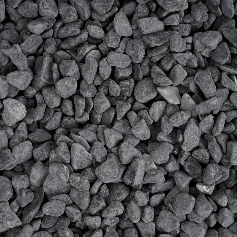 2 lb Bag Natural Gray Bean Pebbles - Crushed Gravel Stones for Garden &amp