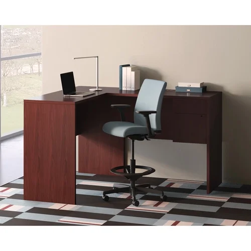 HON 10501 Series Mocha Laminate Furniture Components Return - 2-Drawer 48" x 24"1" Work Surface - 2 x Box Drawer(s), File Drawer(s)