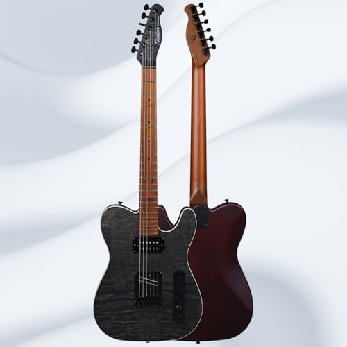 TOSTAR Electric Guitar Kit, 39 Inch Solid Wood Right Handed Guitar for Beginners Starter with Amp, HSS Pick Up, Poplar Body, Hand Polished