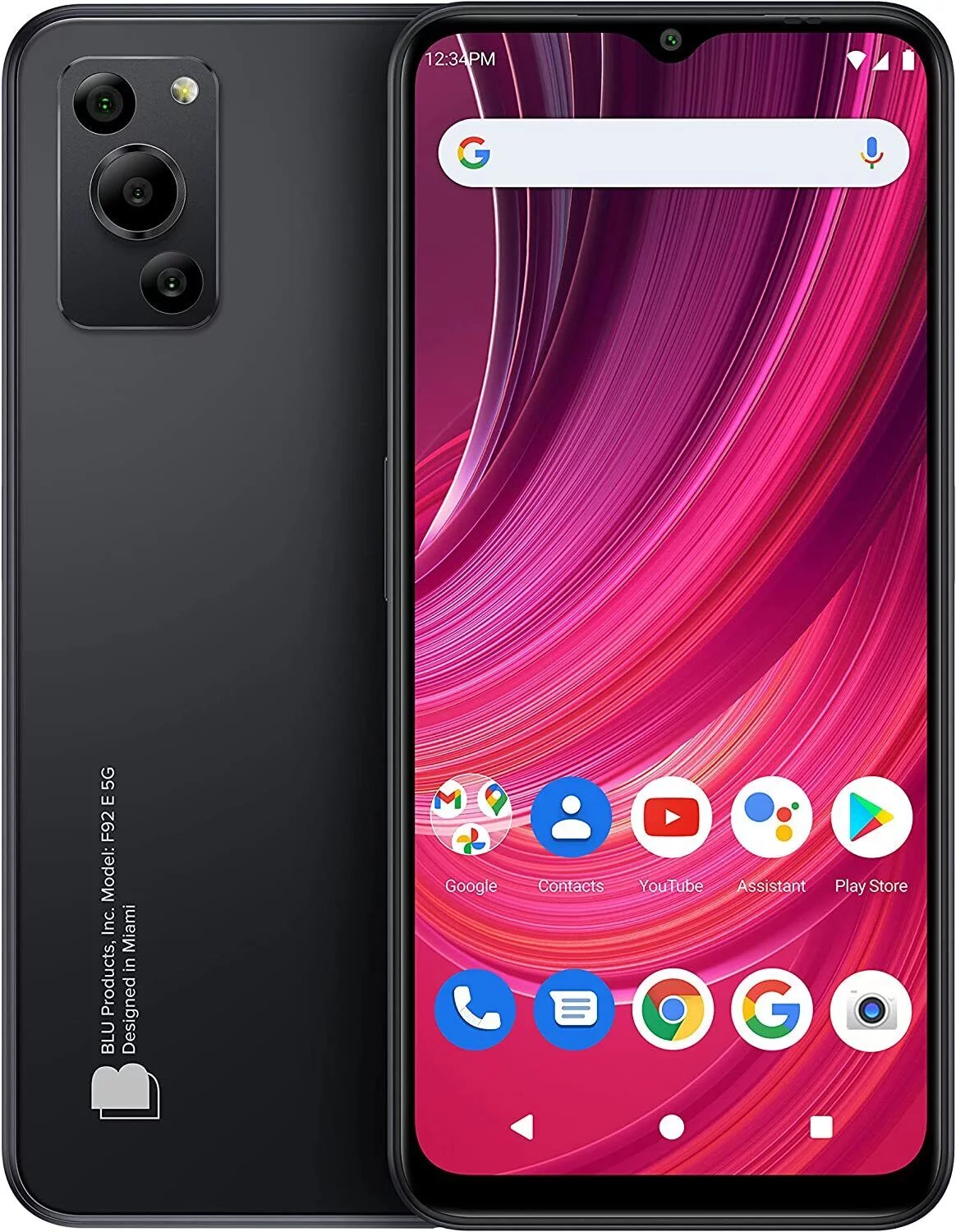 BLU F92e 5G | F0050UU GSM Unlocked | 6.5&rdquo; | 128GB | 50MP | Android Smartphone