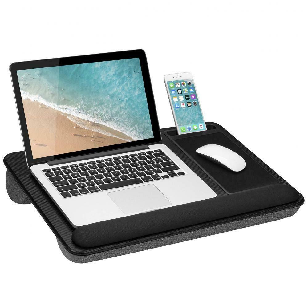 Lapgear - Home Office Pro Lap Desk - Black Carbon