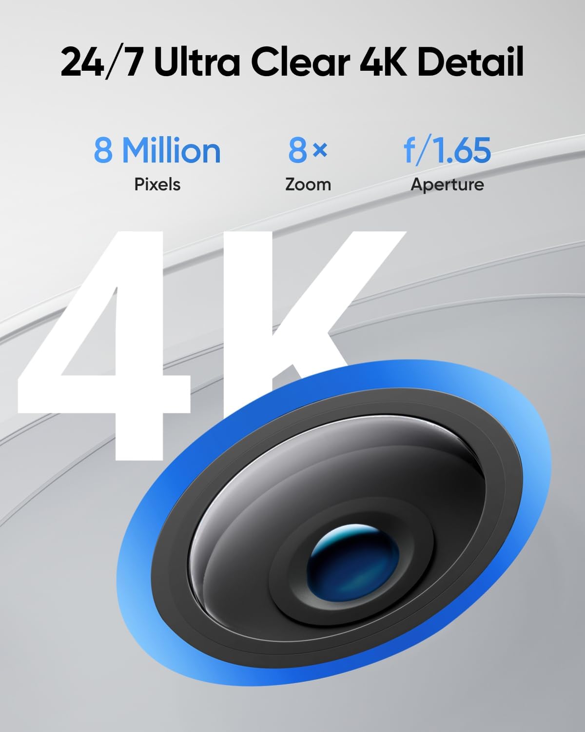 eufy Security eufyCam E330 (Professional) Add-On Camera, Outdoor Security Camera, 4K Resolution, 24/7 Recording, Plug-in, Enhanced Wi-Fi
