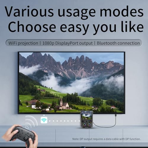 RG406V Handheld Game Console 42K+ Retro & Modern Games 30 Emulators 4-inch Touchscreen Android 13 Unisoc T820 Video Games Multi Game Console for Kids