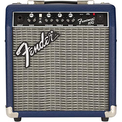 Fender Frontman 10G Guitar Combo Amplifier - Black Bundle with Cable and Austin Bazaar Exclusive 12-Pack Picks