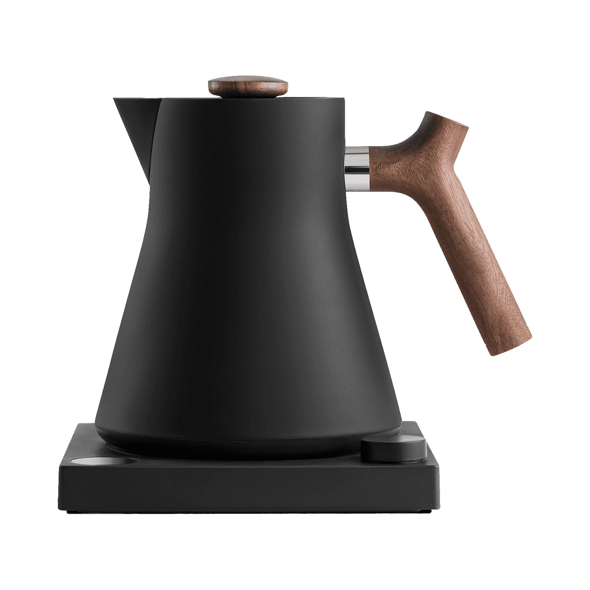 Fellow Corvo EKG Electric Kettle, Black w/ Walnut Accents