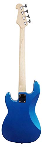 Beginner Series Bass Guitar Bundle with 15-Watt Amp, Gig Bag, Instrument Cable, Strap, Picks, and Polishing Cloth - Sunburst