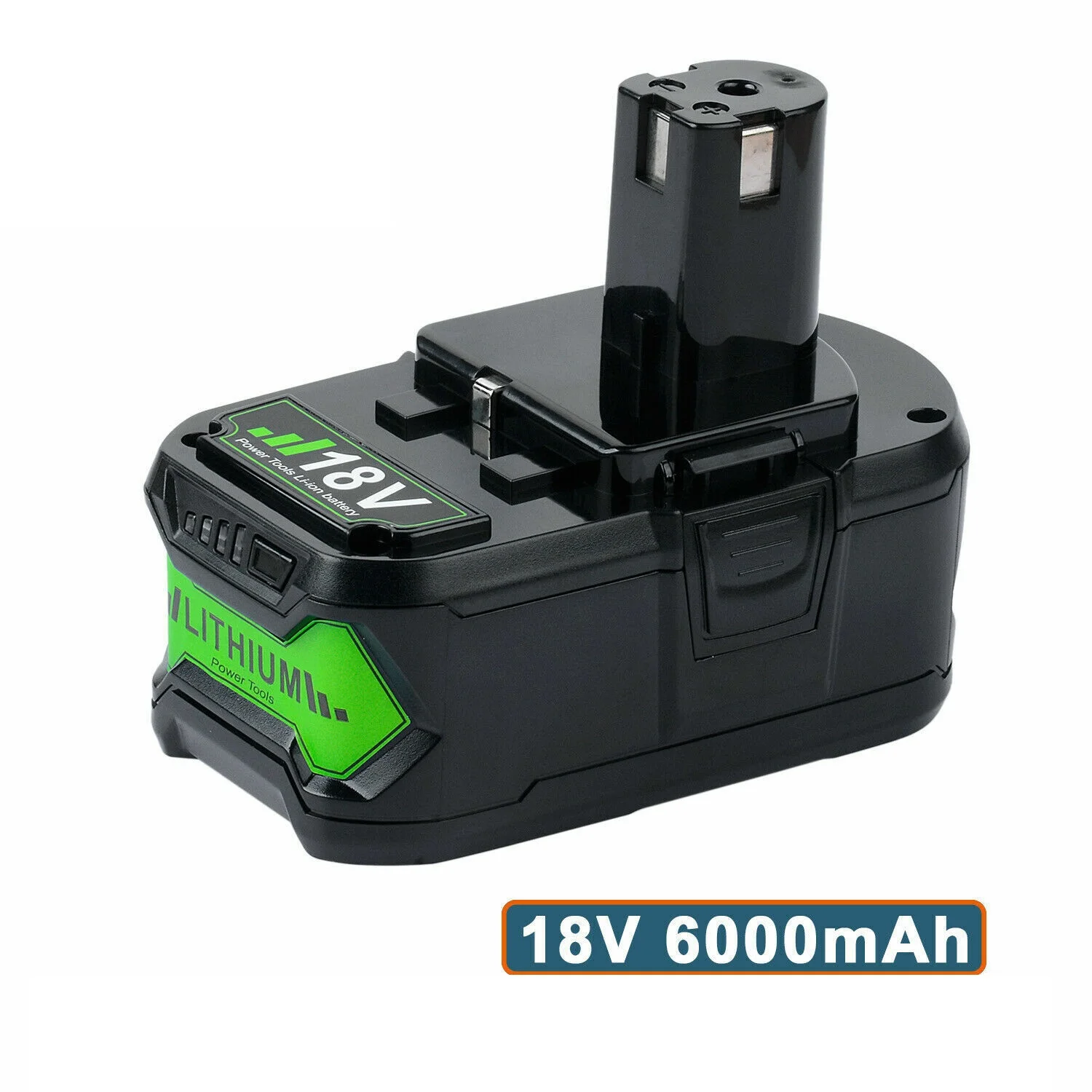 4 Batteries  6Ah / 18V P108 For RYOBI 18V One+ Plus High Capacity Lithium-ion P104 P107 P102 BPL1820 - Curated Treasures Market