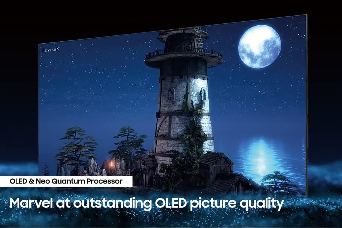 SAMSUNG 34-Inch Odyssey G85SB Series QD-OLED Ultra WQHD Curved Gaming Monitor, 175Hz, 0.03ms, DisplayHDR True Black 400
