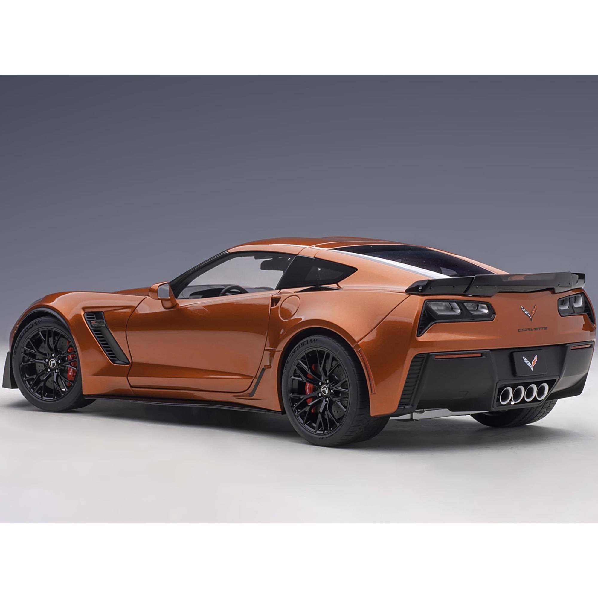 Chevrolet Corvette C7 Z06 Daytona Sunrise Orange Metallic 1/18 Model Car by AUTOart