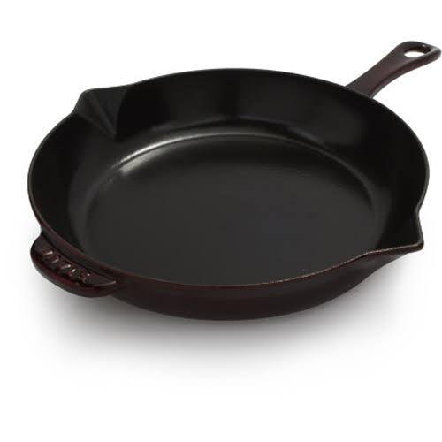 Staub Cast Iron Fry Pan, 12-in, Grenadine