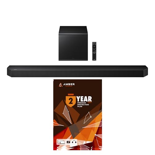 Samsung HW-S61D 5.0 Ch All-in-one Wireless Dolby Atmos Soundbar with 2 Year Amber Protection Plan (2024)