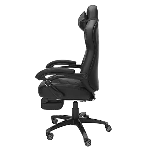 RESPAWN 110 Pro Gaming Chair - Gaming Chair with Footrest, Reclining Gaming Chair, Video Gaming Computer Desk Chair, Adjustable Desk Chair