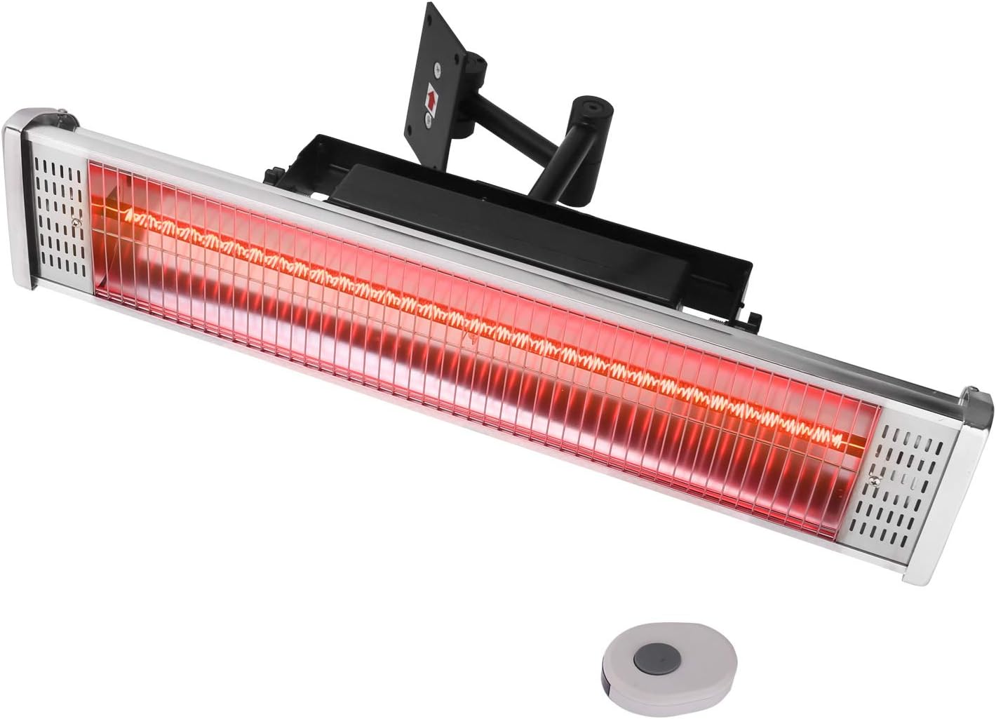Star Patio Electric Patio Heater with Remote , Indoor / Outdoor Heater, Space Heater, Infrared Heater, Wall Mounted, suitable as Gazebo Heater