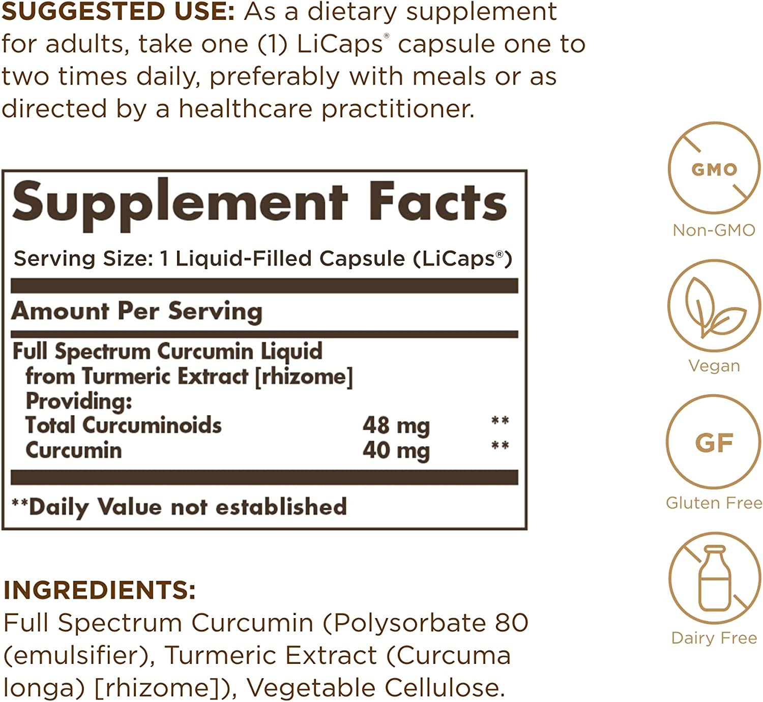 Solgar Full Spectrum Curcumin Liquid Extract, 60 Softgels - 3 Pack - Faster Absorption - Brain, Joint & Immune Health - Long Lasting Support
