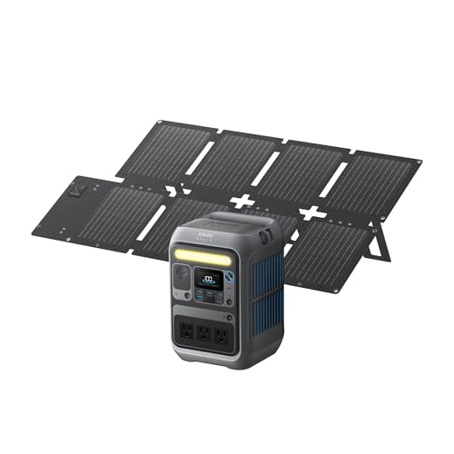 Anker SOLIX C300 Portable Power Station, Outdoor 288Wh LiFePO4 Battery, 300W (600W Surge) Solar Generator, 140W Two-Way Fast Charging, for Camping