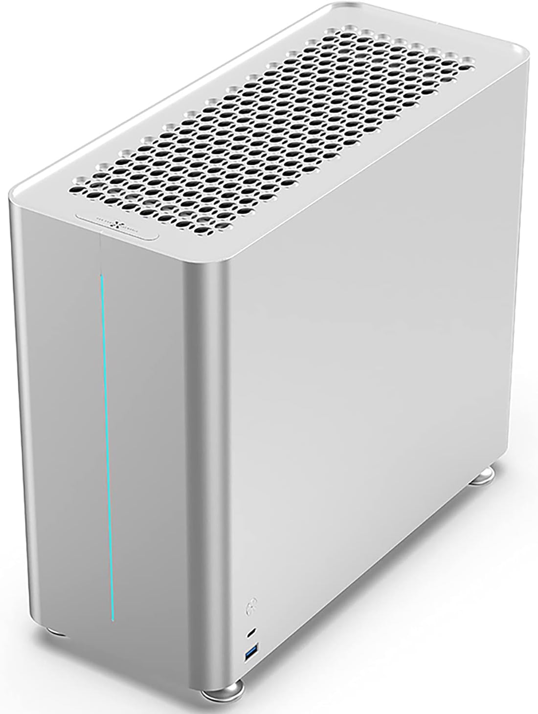 ZZEW C6 Micro ATX Case, Computer MATX Case, Aluminum Mini PC Case Supporting 280/240 Cooling