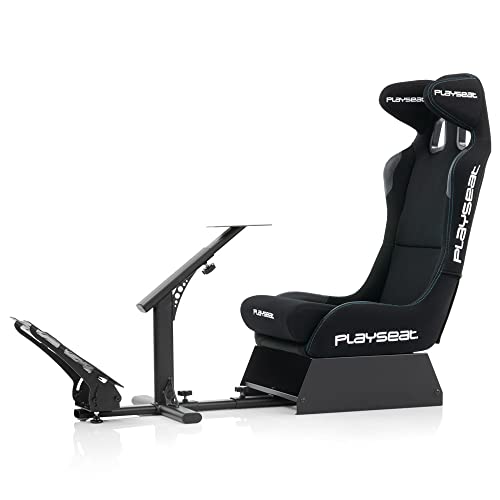 PLAYSEAT Evolution Pro Sim Racing Cockpit | Comfortable Racing Simulator Cockpit | Easily Adjustable | Compatible with all Steering Wheels & Pedals