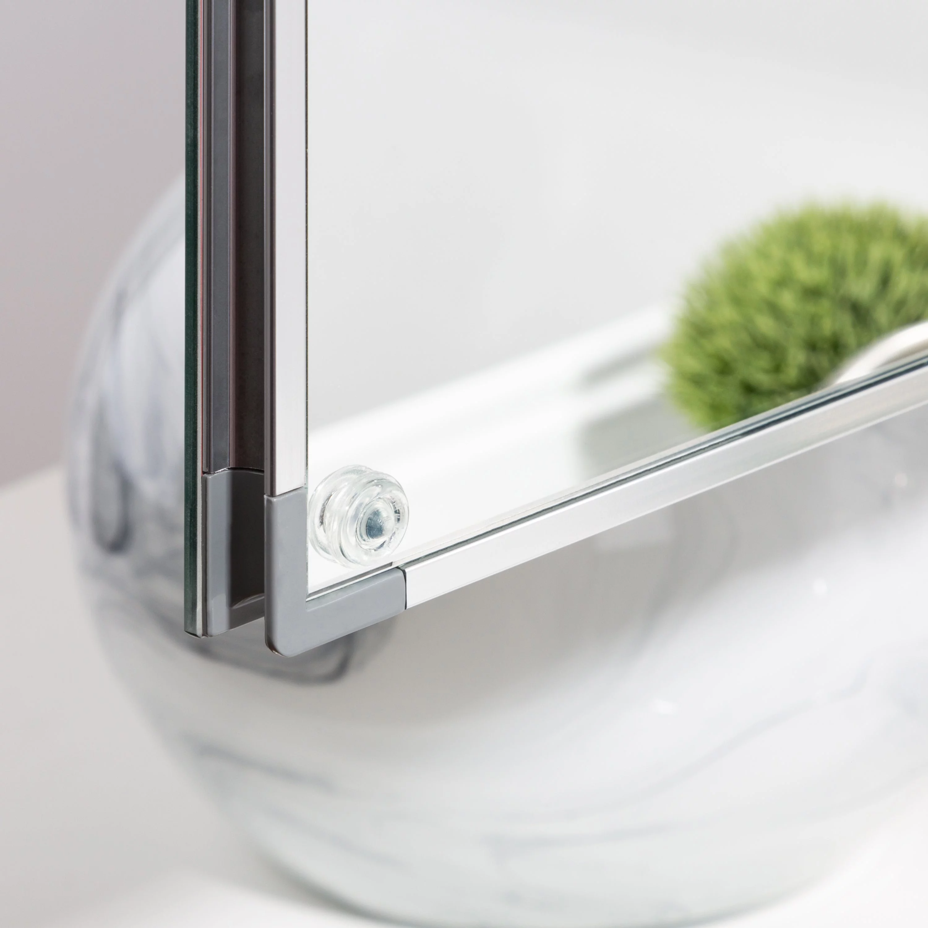 Elegant Reflections Double Door Mirror Medicine Cabinet