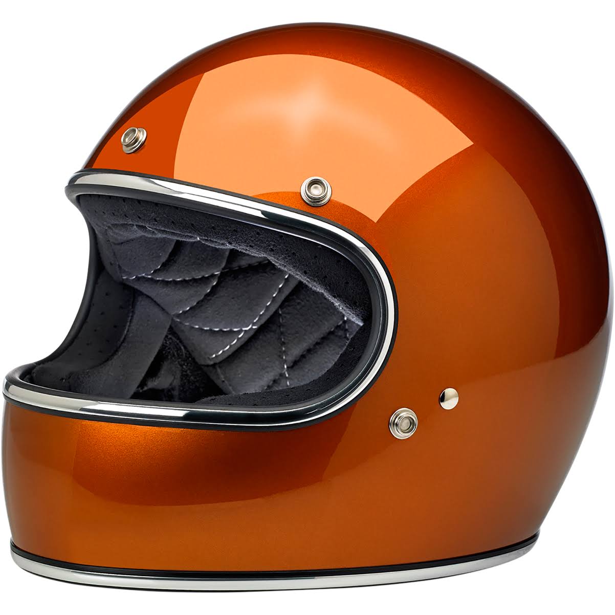 Biltwell Gringo, Integral Helmet - Orange - L