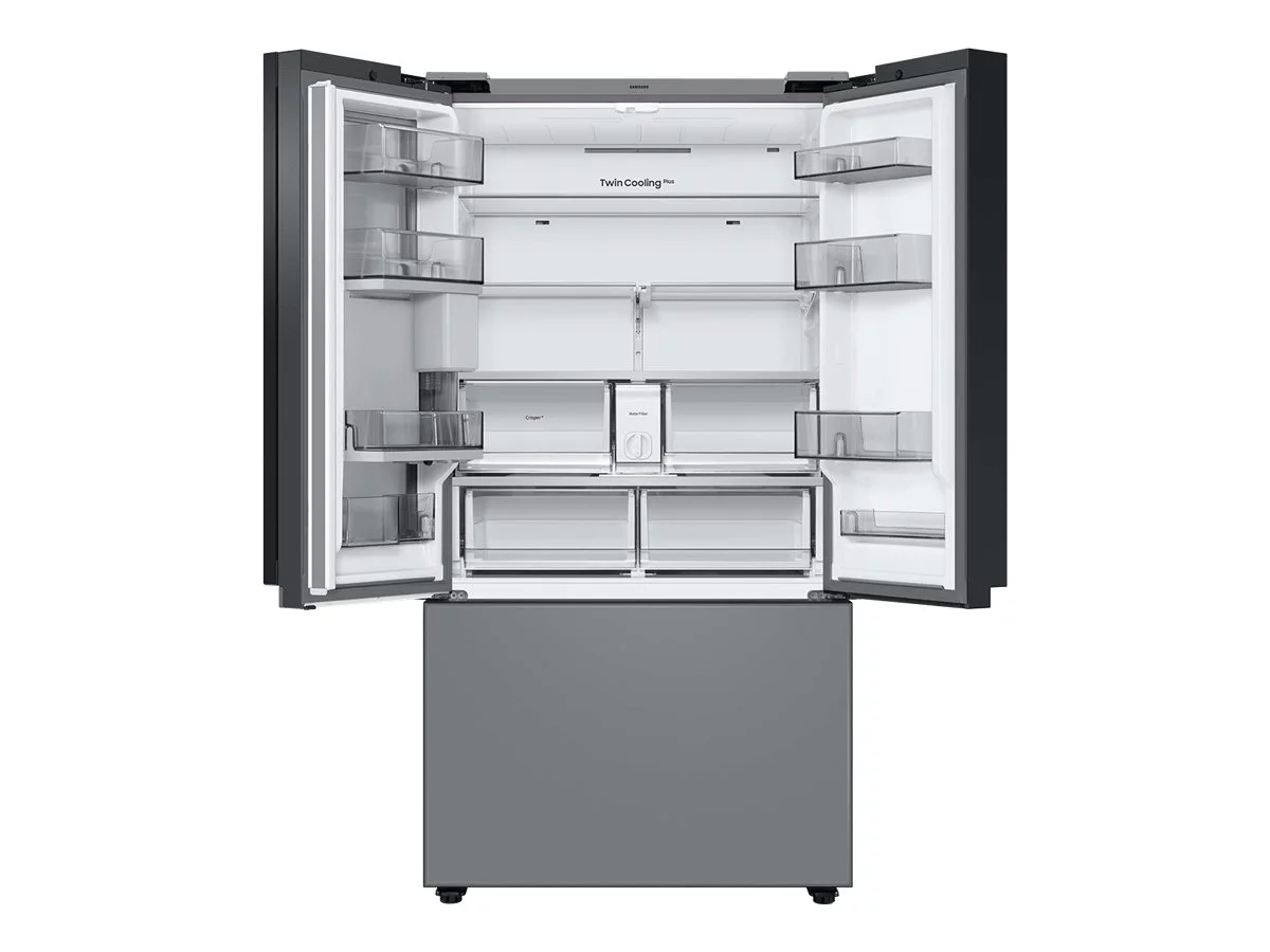 Samsung Bespoke 3-Door French Door Refrigerator (24 cu. ft.) - with Family Hubâ„¢ Panel RF24BB69006M