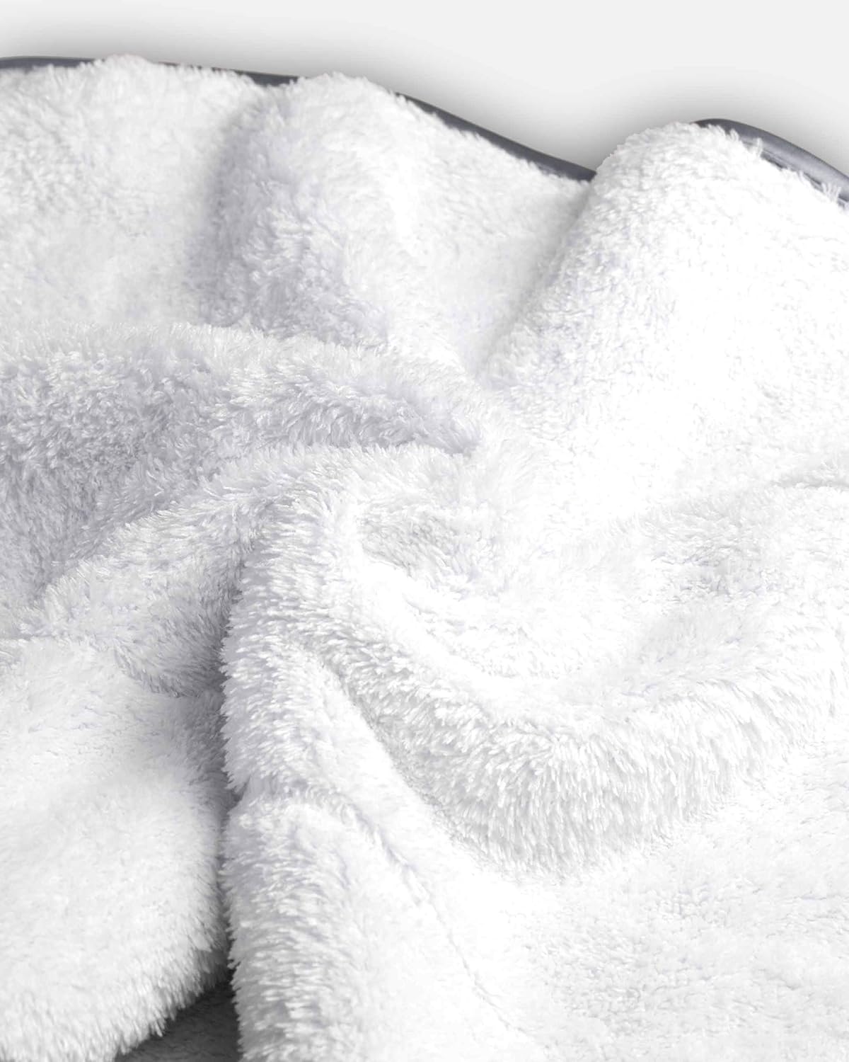 Adam's Double Soft Microfiber Towel - Premium Quality Microfiber Polishing Towel with Scratch-Free Satin Edge