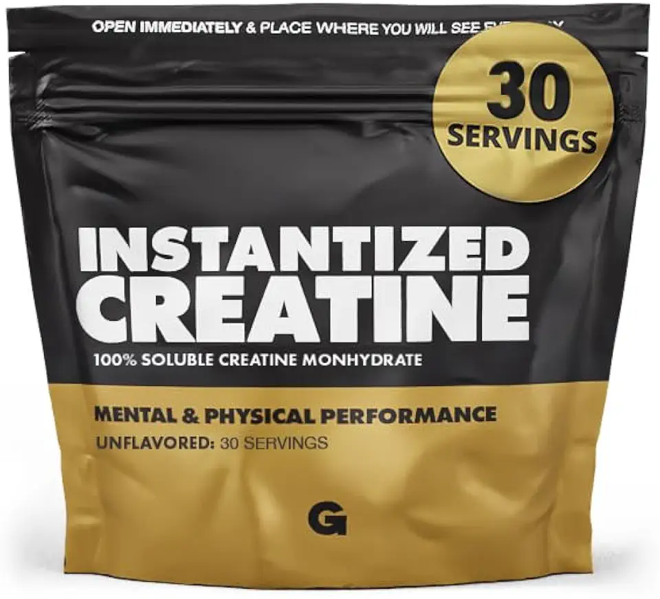 Gains in Bulk Instantized Creatine Monohydrate for Women and Men, Soluble Pre Workout Powder, Supports Muscle Building, Strength and Performance