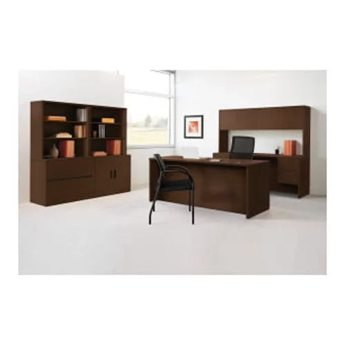 HON 10501 Series Mocha Laminate Furniture Components Return - 2-Drawer 48" x 24"1" Work Surface - 2 x Box Drawer(s), File Drawer(s)