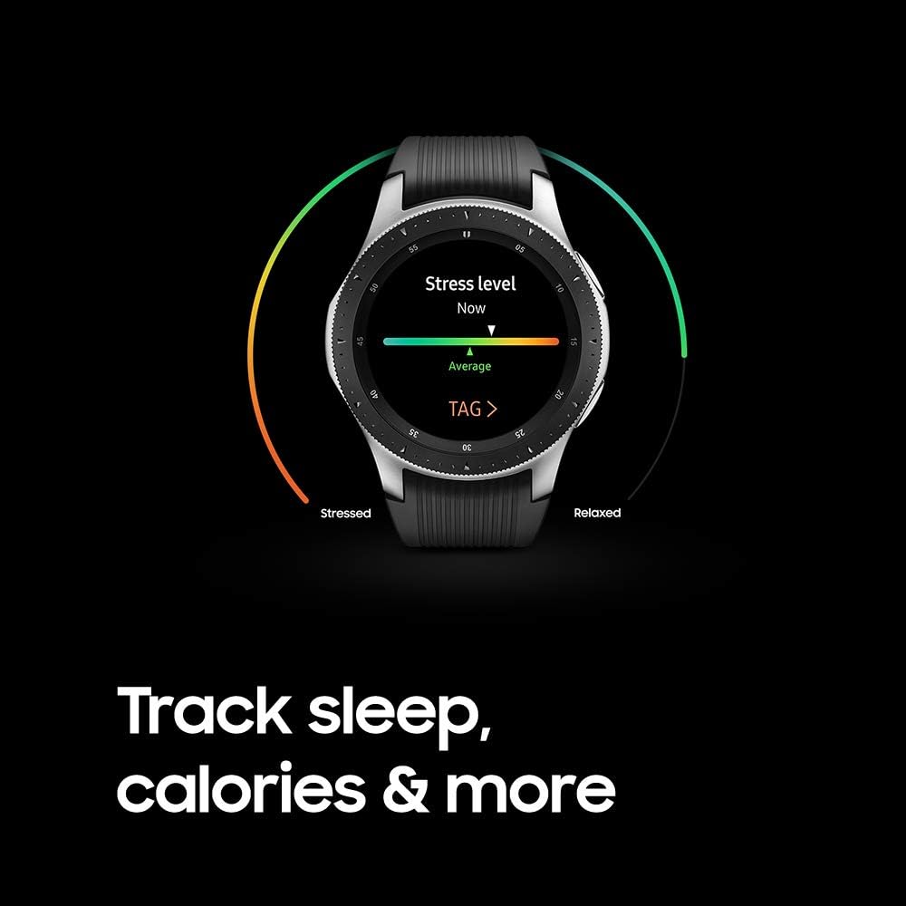 SAMSUNG Galaxy Watch (46mm, GPS, Bluetooth) &ndash; Silver/Black (US Version)