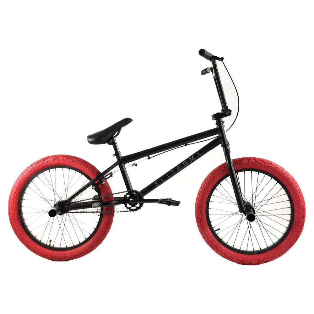 Elite BMX Bike Stealth 20 In., Black and Red - Radiant Selections