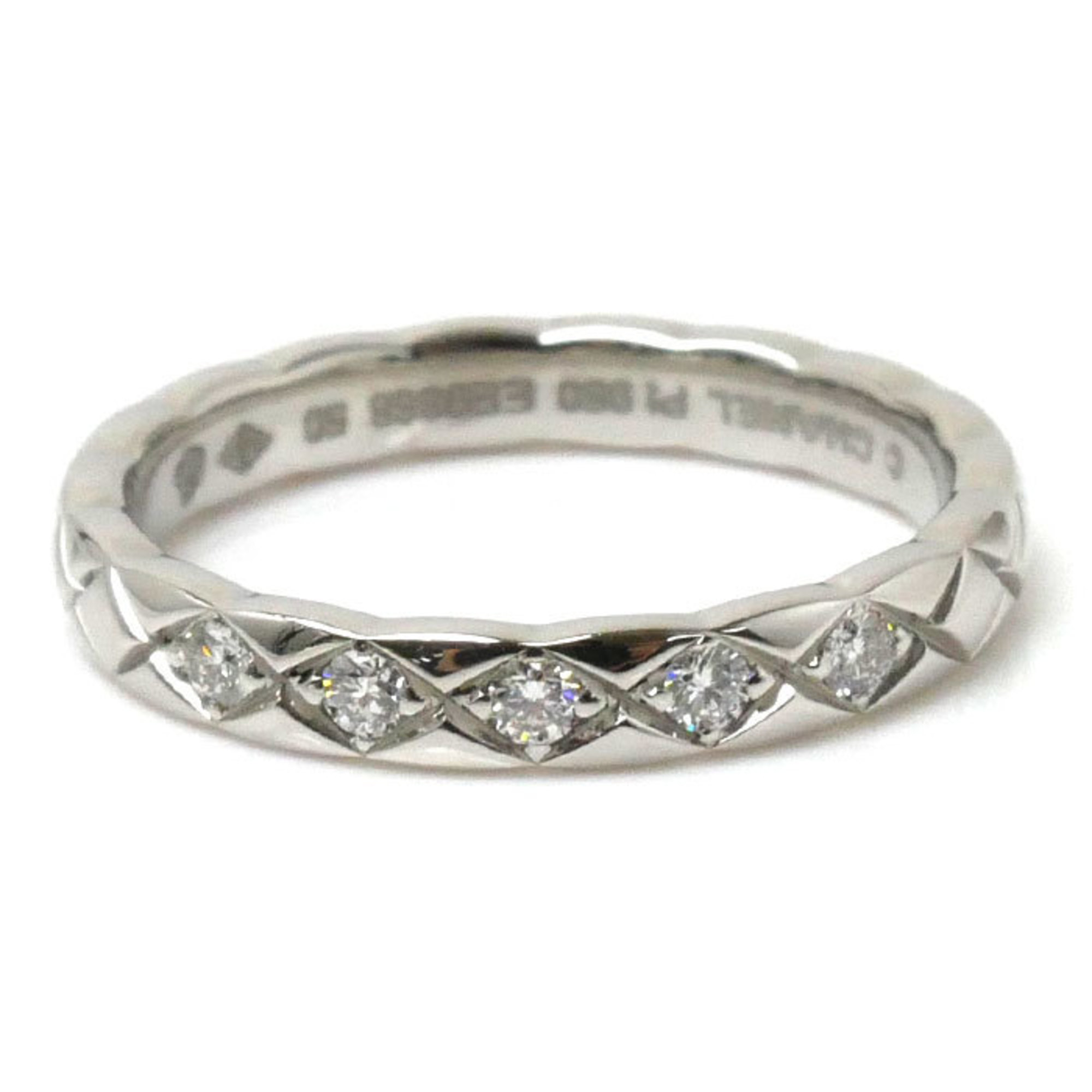 Pre-Owned CHANEL Pt950 Platinum Coco Crush 5P Diamond Ring J11355 50 4.1g Ladies (Good)
