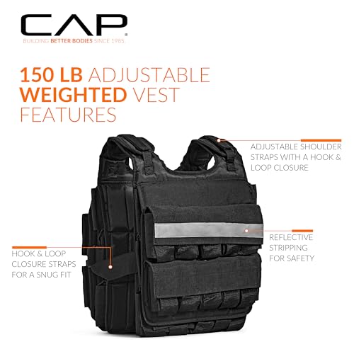 CAP Barbell Adjustable Weighted Vest | Various Sizes