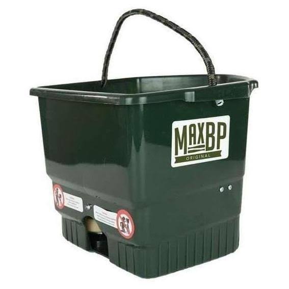 MaxBP Original Baseball and Softball Pitching Machine with 48 Wiffle Balls, Fastballs u0026 curveballs, 4