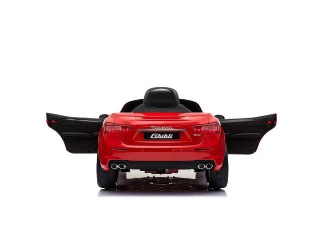 Tobbi Kids Ride on Car Maserati License 12V Rechargeable with MP3 / Remote Red