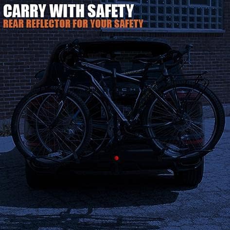 BV 2-Bike Bicycle Hitch Mount Rack Carrier for Car Truck SUV - Tray Style Smart Tilting Design (2-Bike Carrier)