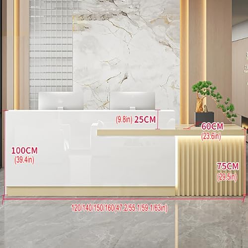 Front desk reception counter with lockers, reception desk with led lights, ,Retail Counter for Clothing Store, reception desk for sale