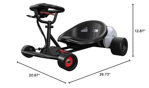 Razor Ground Force Rad Rod – Pocket Go-Kart for Ages 6+, Up to 10 MPH, Up to 40 Minutes of Continuous Use, 150-watt Chain-Driven Motor