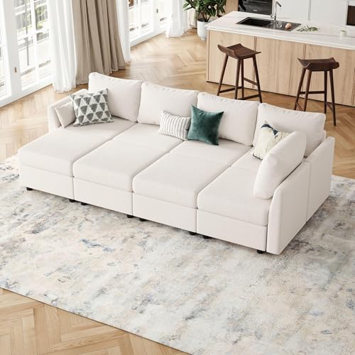 Modular Sectional Sofa, 8 Seat Sectional Couches for Living Room, U Shaped Sectional Sofa with Storage